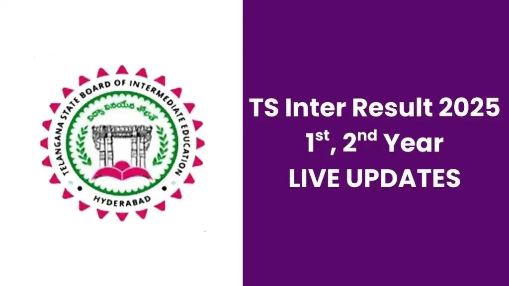 TS Inter 2nd Year Results 2025: Telangana Board Declares Class 12 Results